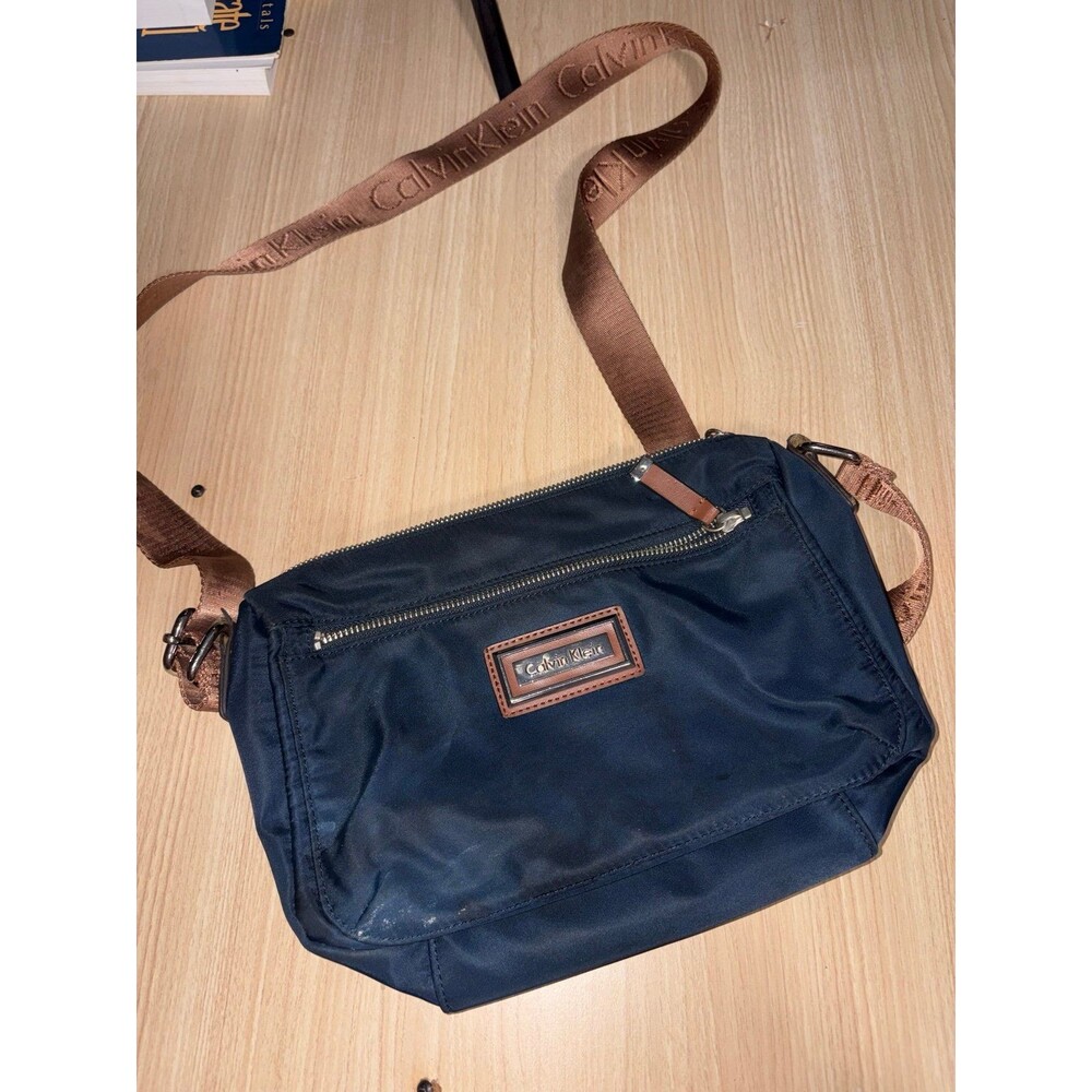 Calvin-klein Women's Navy and Black Bag